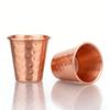 3/4Pcs Mini 60Ml New 100% Copper Cups Pure Solid  Moscow Mule Pure Copper Mugs-Shaped 2Oz Cocktail Cups Beer Milk Mug Drinkware