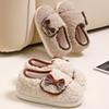 2025 shoes autumn and winter bag heel 10November soft sole thickened non-slip adjustable cotton slippers women