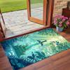 Anti‑Slip Crystal Velvet Floor Rug, Zelda Design Carpet for Indoor Living Bedroom Home Decoration