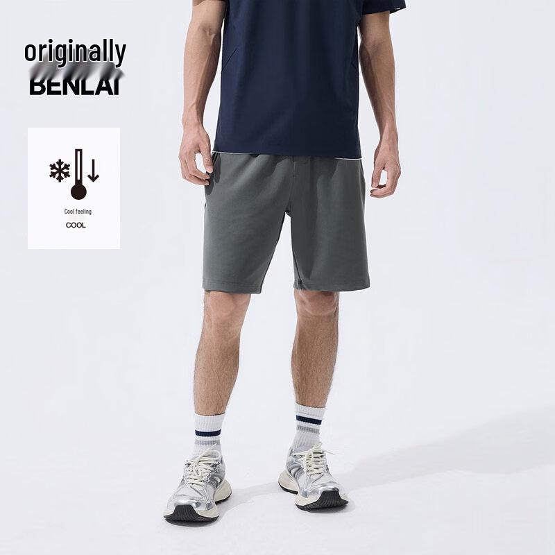 Men s Cool Feel Drawstring Sport Casual Shorts BRY650033 S