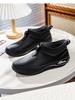 Women's Waterproof Non-Slip Low-Top Rain Boots, Thick-Soled Wear-Resistant Rubber Shoes for Camping & Kitchen.