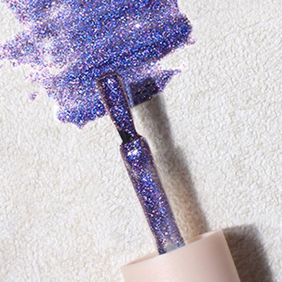 8 ml Katzenaugen-Kleber, glitzernder, schnell trocknender Quicksand-Nagelkunst-Gel-Nagellack mit feiner Textur für die Schönheit