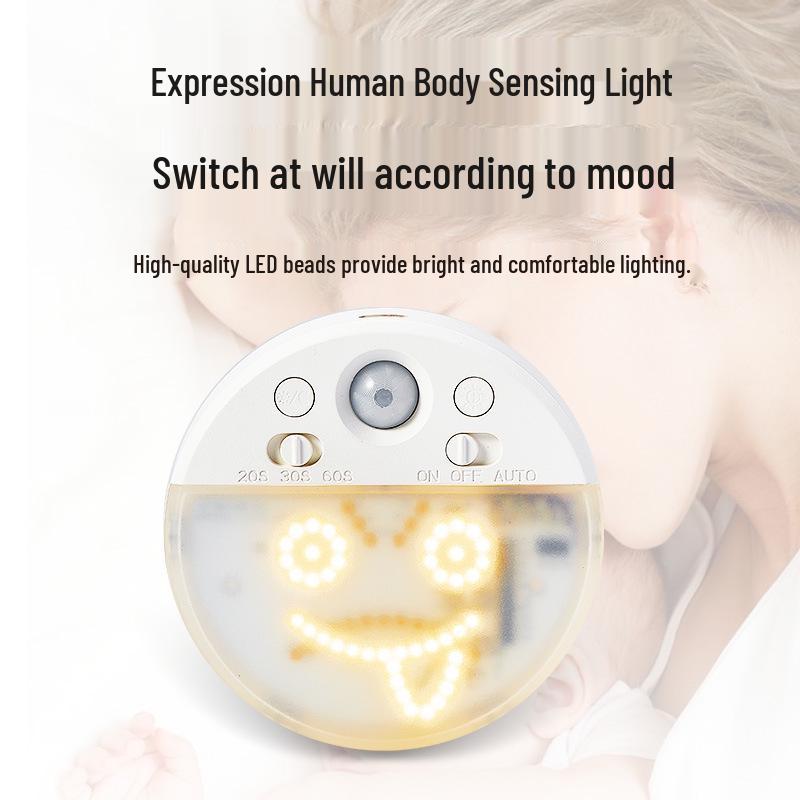

Smart Induction Night Light: Automatic, Rechargeable, Magnetic Atmosphere Lamp 0.6W