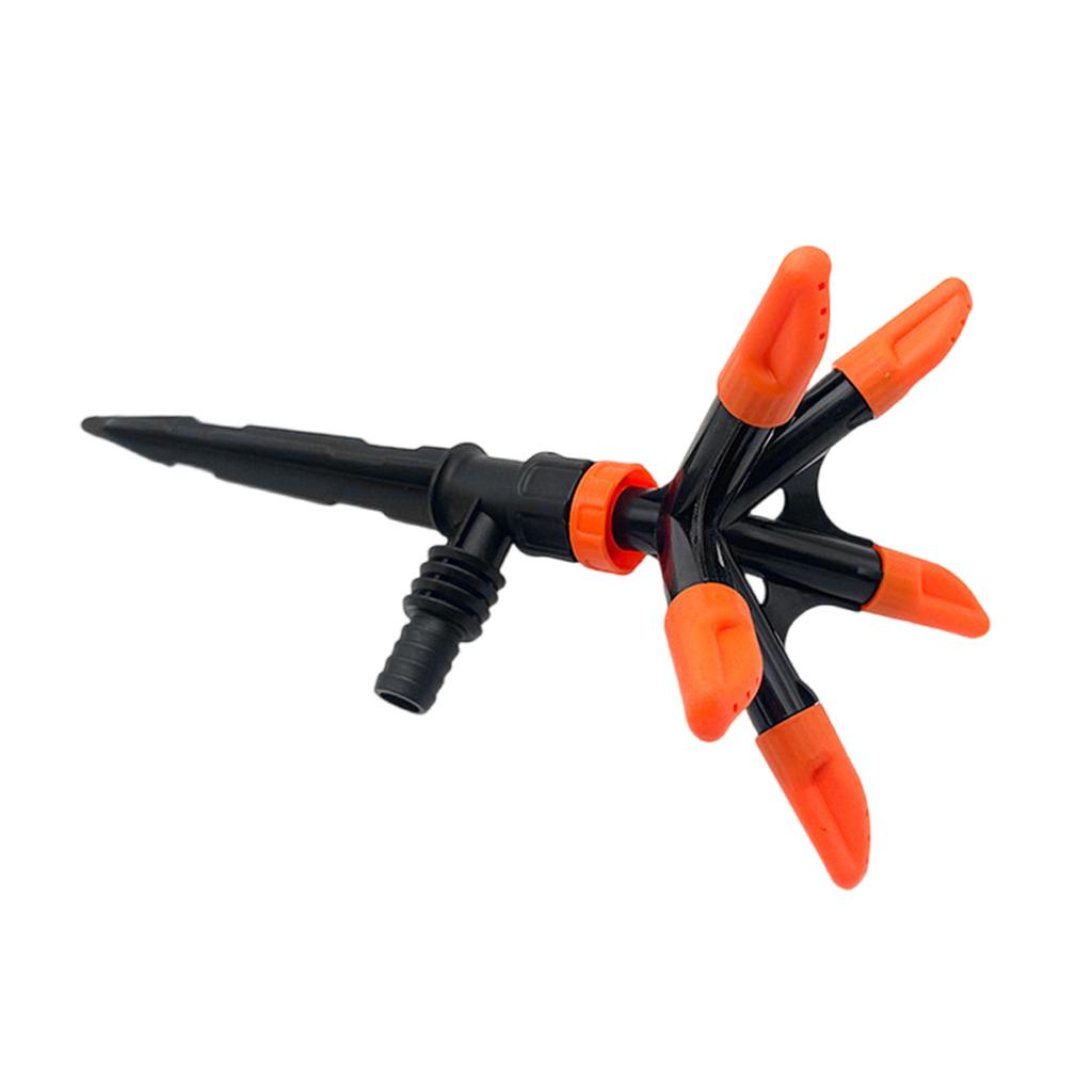 Lawn Sprinkler with 5 Outlets Easy To Use Garden Irrigation Tool Practical Irrigation Nozzle for Gardening Enthusiasts
