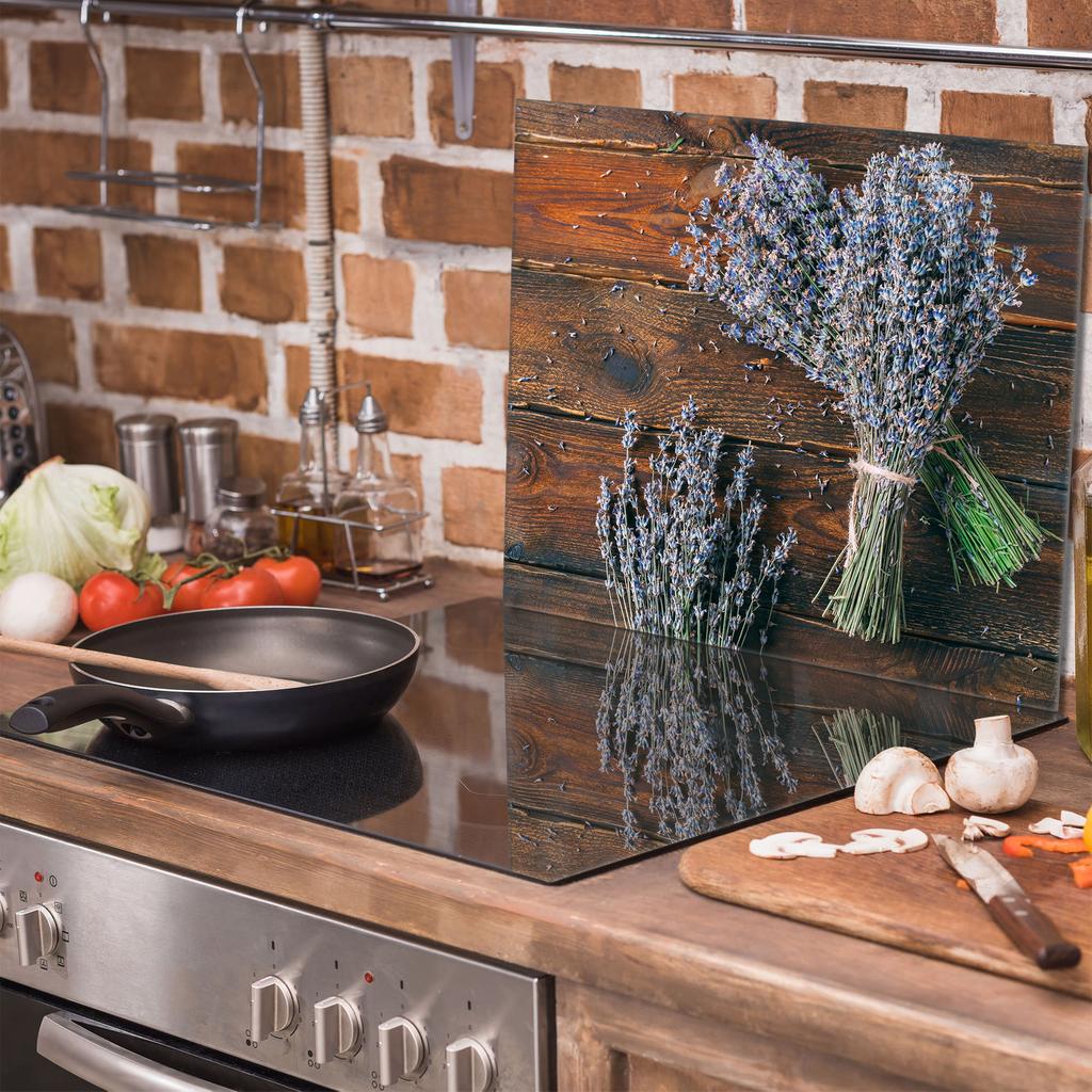 Glass Hob Protector 60x52 Lavender