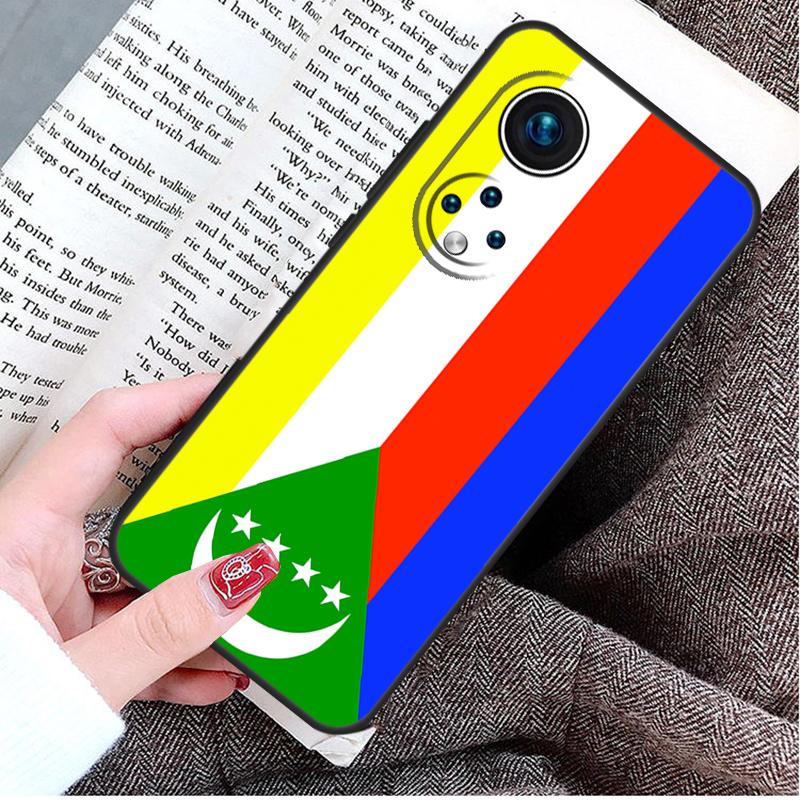 Comoros Flag Case For Honor Magic 8 7 6 Pro Honor X9d X9c X9b X9a X8b X8c Win 50 70 90 200 400 Lite Cover