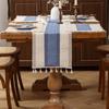 Soft Bohemian Table Flag Splicing Macrame Table Mat Knitted Hollow-out Table Runner  Dining Table