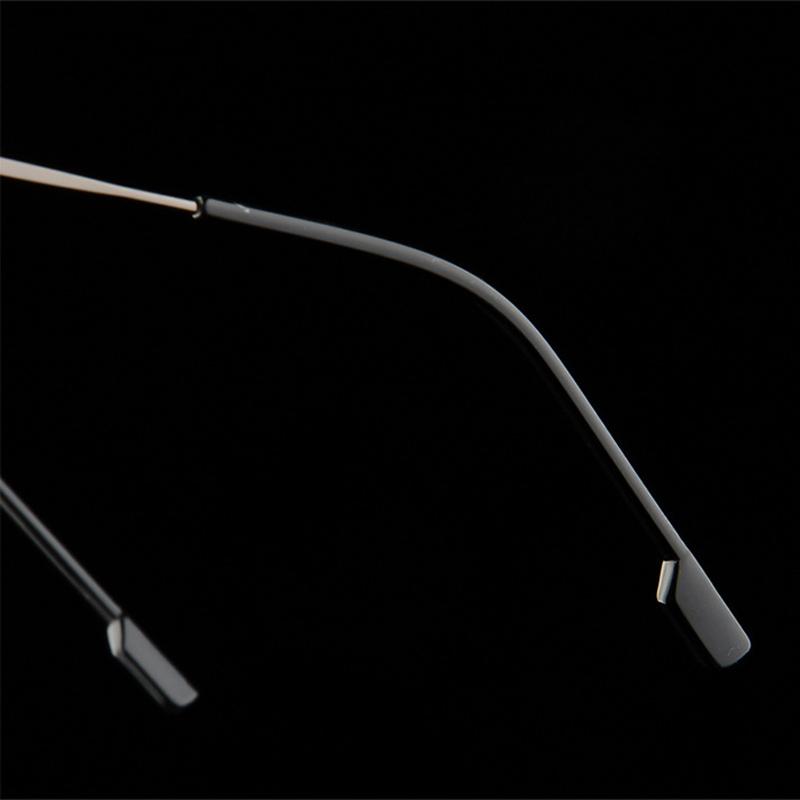 Zilead Randlose Lesebrille Herren Damen Memory Titan Alterssichtige Brille Hochauflösende Brille Sehhilfe +1.0~+4.0
