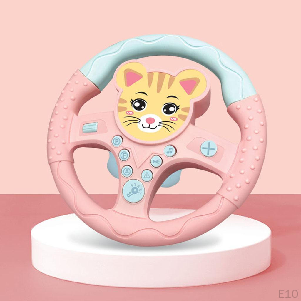 Motor Toddler Toy Sound Interactive Play Steering Wheel