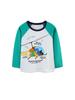 European Fashion Boys' Cartoon Block Long-Sleeve T-Shirt