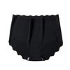 Бесшовные ультратонкие дышащие трусики-слипы из ледяного шелка с высоким поясом большого размера для женщин