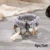 Bohemian bracelet creative tassel multi-layer beaded bracelet