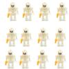 Skeleton Building Blocks Medieval Castle Knight Warriors Skeletons Strong Orcs Figures Collection Toy for Children Gifts