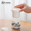 Nanshan Mr. Ceramic Travel Kung Fu Tea Set - Thousand Miles Landscape