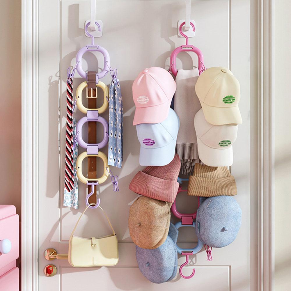 Space Saving Baseball Cap Hanger Vertical Hanging Hat Organizer Fashion Hat Display Holder  Bedroom