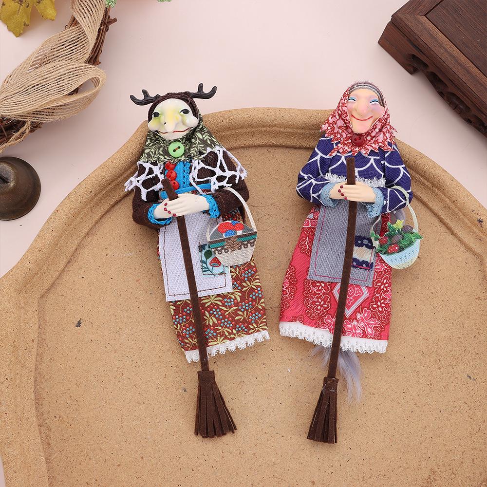 New Good Luck Kitchen Witch Doll Charm Home Charming Witch Doll Handmade Witch Doll Home and Halloween Decoration