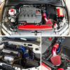 76mm Universal Car Cold Air Intake System Turbo Induction Pipe Tube Kit With Air Filter High Flow Performace Air Filter Inlet