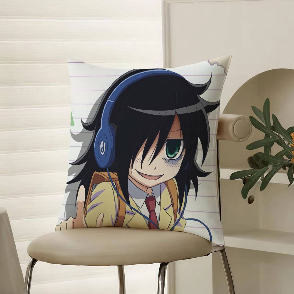 K-Kuroki T-Tomoko Pillow Case Comfort Sofa Bed Silky Elegant Invisible Zipper Decorative Cushion Cover