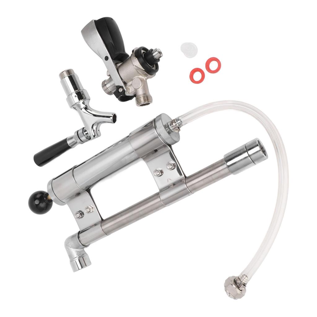 8in Keg Party Pump Beer Keg Tap Keg Hand Pump 8in Picnic Pump with Beer Faucet Draft Beer Party