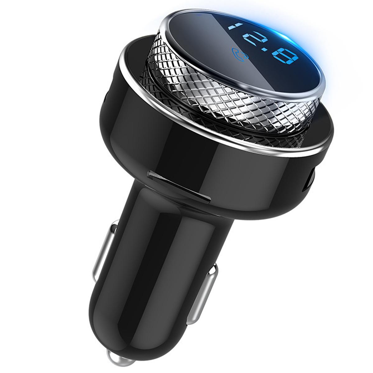 

Bluetooth 5.0 FM-передатчик беспроводной автомобильный радиомодулятор MP3-плеер USB QC3.0 быстрая зарядка поддержка Hands-Free TF карта U диск