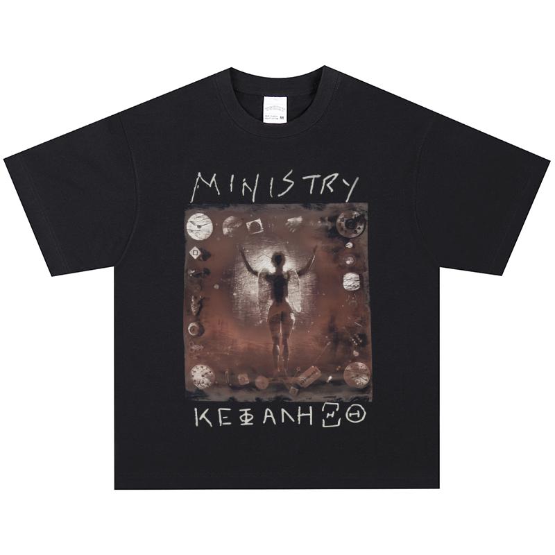 Ministry T-Shirt, Soft Fabric Casual Daily Wear XL