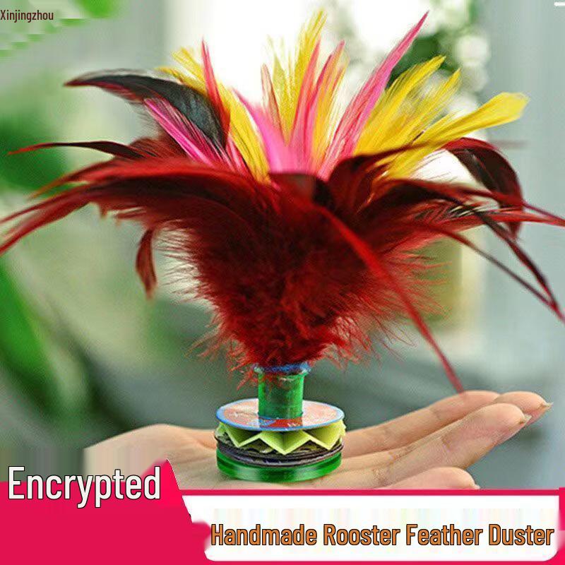 50-Piece Professional Chicken Feather Shuttlecock Set