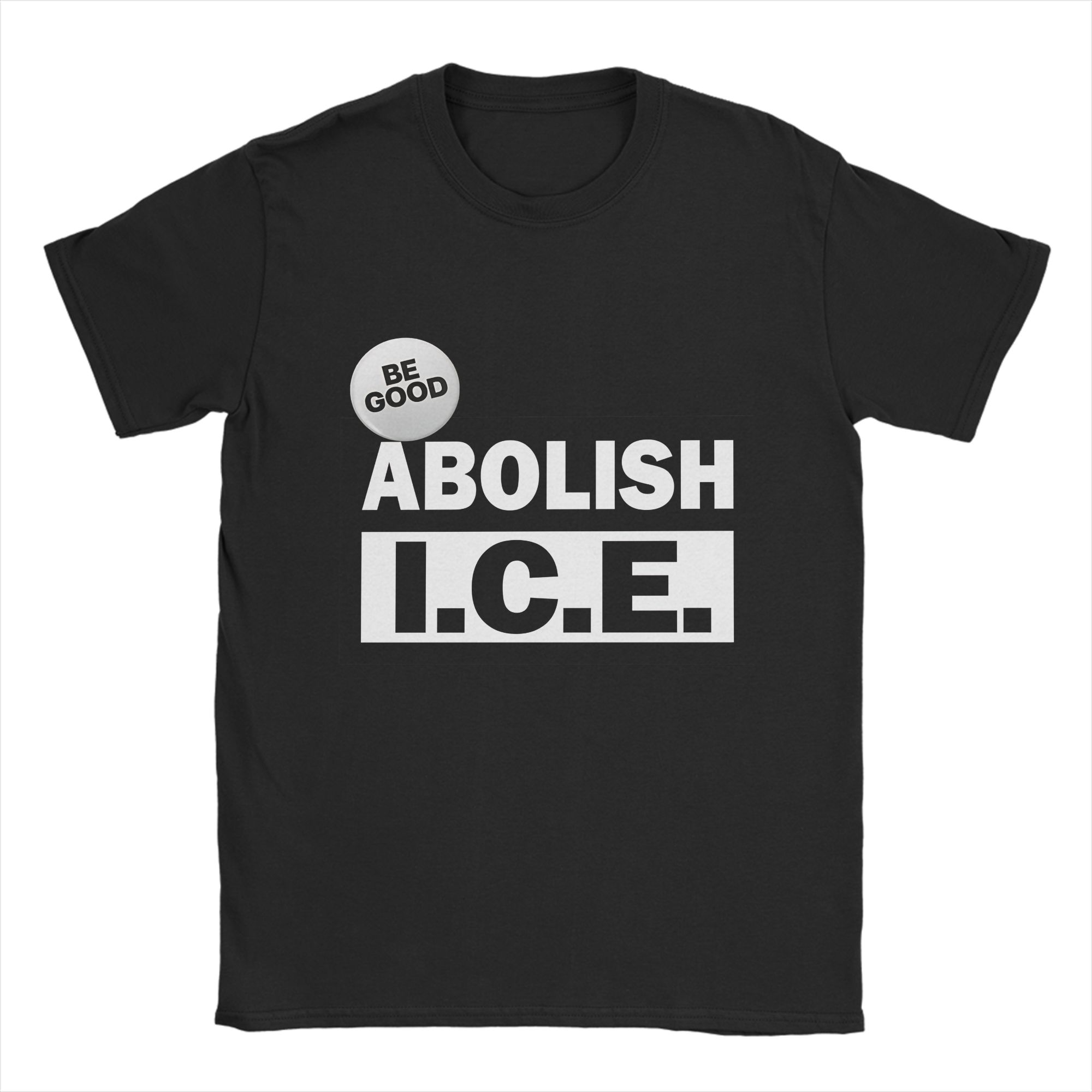 

Awesome Abolish ICE T-Shirt Men Round Neck Pure Cotton T Shirt Short Sleeve Tee Shirt Party Clothing - Men s Summer Cotton ... 5XL різнокольоровий