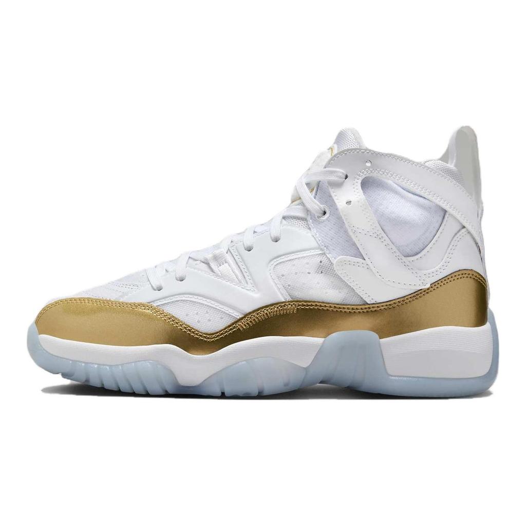Jordan Jumpman Two Trey White Black Metallic Gold Ice Blue DR9631-107