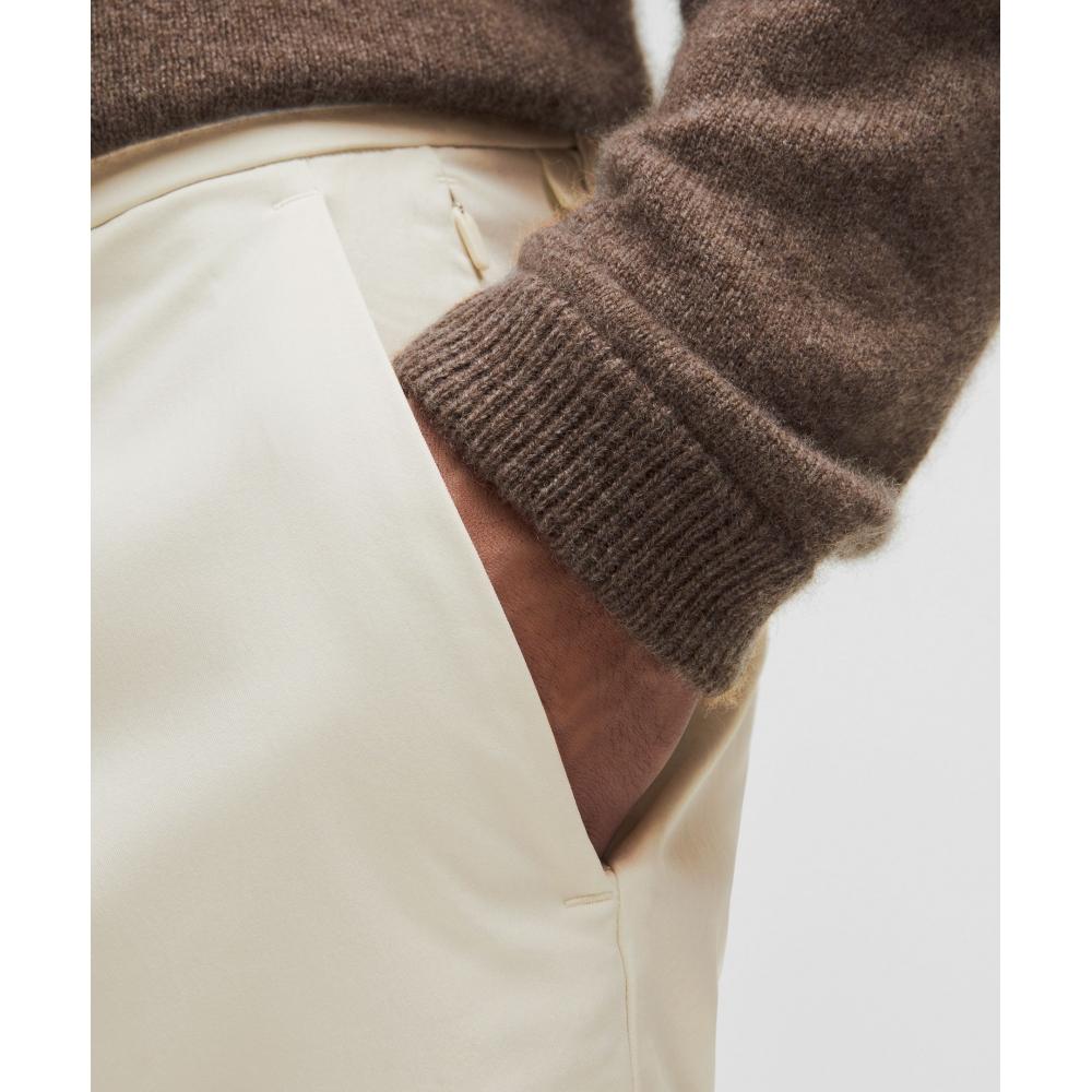 Lululemon Abc Classic Fit Trouser 32l  Smooth Twill Bone