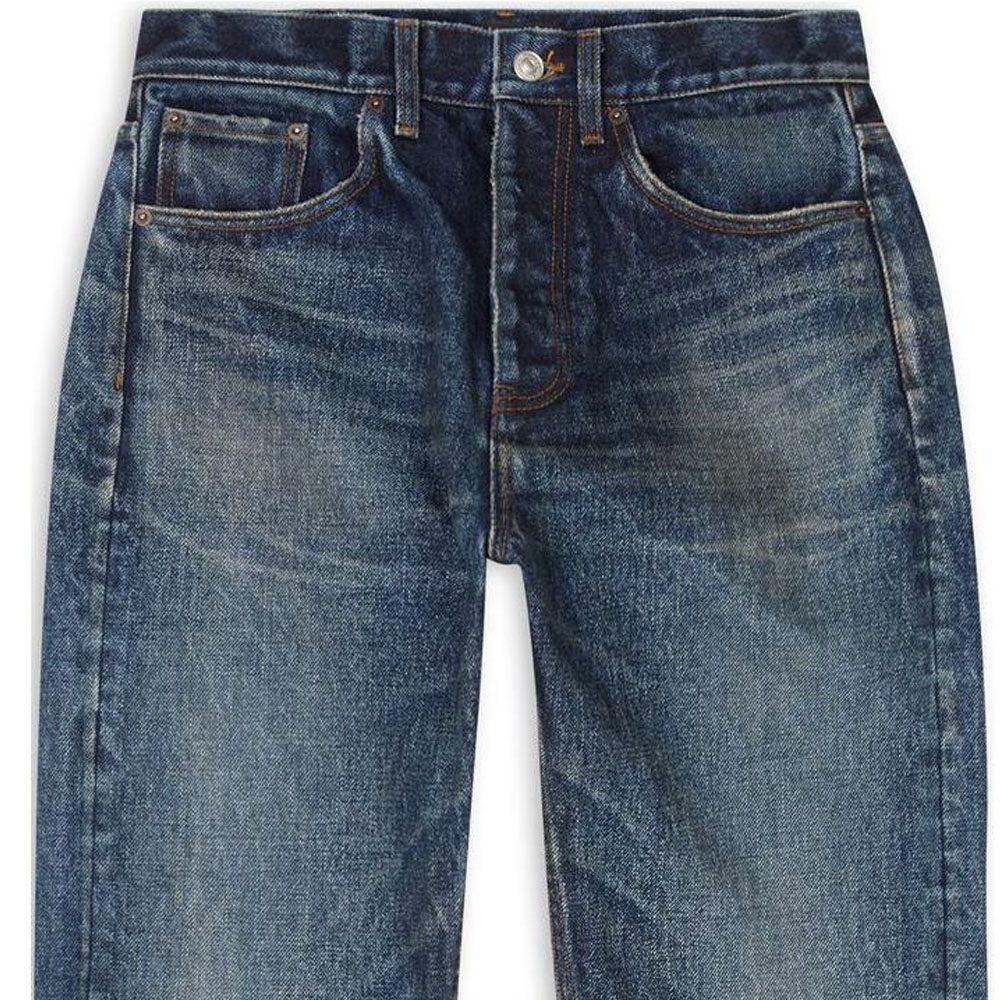 Balenciaga Men's Relaxed Selvedge Heavy Denim Large Fit Jeans 724715TNW514021
