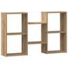 Wall Shelf Artisan Oak 96x18x60 Cm Engineered Wood