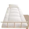 Feather Velvet Foldable Mattress - Brushed, Thickened for Students & Kids (Single/Double Bed)