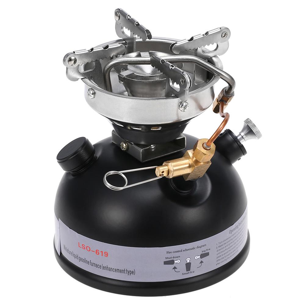 Portable Outdoor Camping Mini Gasoline Stove Liquid Fuel Alcohol Diesel Oil Stove