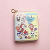 Labubu small wallet girly short Kabibara folding card holder student small multi-document wallet CLE
