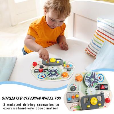 Early Education Children Steering Wheel, Educational Baby Learning Toys, Simulated Steering Wheel