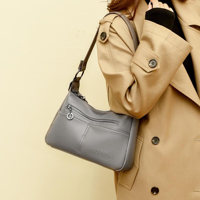 Japanese Style PU Leather Messenger Bag for Women Student Tote Shoulder Crossbody Bag Ladies Handbag