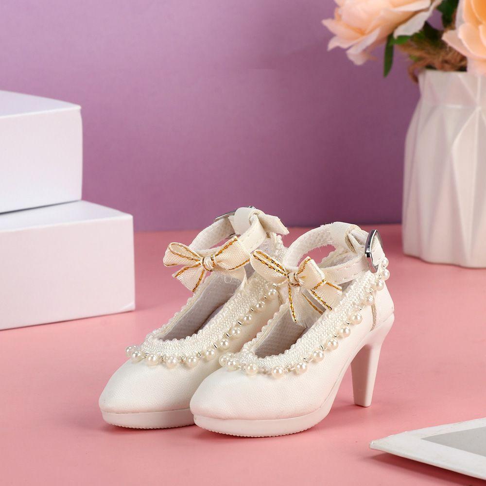 1/3 7.8CM Modepuppe High Heel Schuhe PU Leder Mit Verschiedenen Farben Geeignet für 60cm Puppe Tragen Stiefel Schuhe Puppenspiel