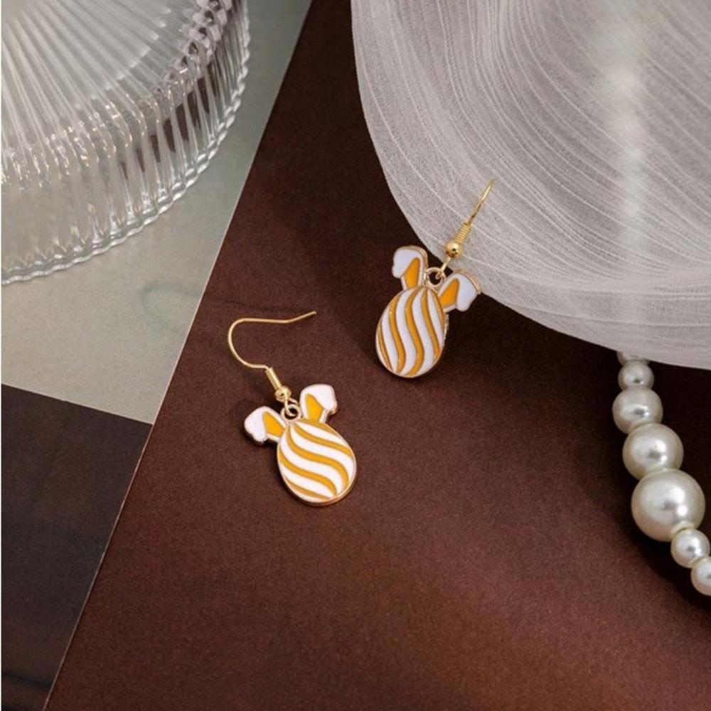 

Серьги ручной работы, подвеска в виде пасхального яйца, висячие серьги, модная подвеска на день Пасхи, пасхальное яйцо