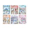 10 Pcs Garden Landscaping and Paper Tent Stickers Pack PET Material Creative Stickers Scrapbooking Material