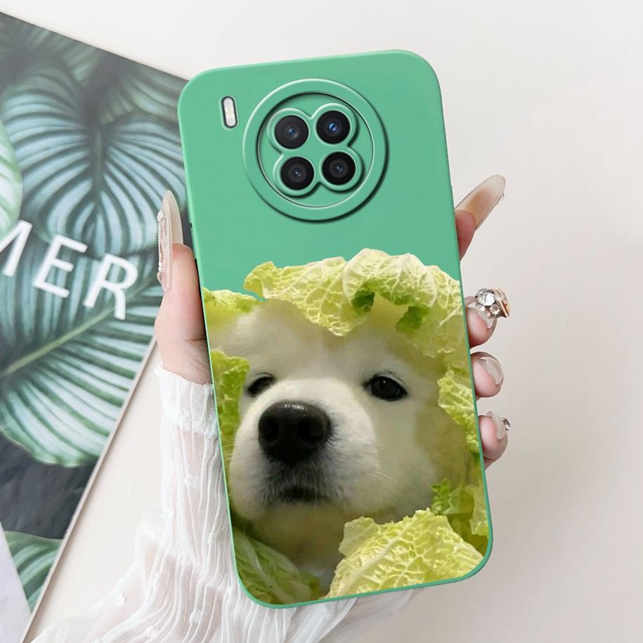 For Huawei Nova 8i Case Nova8i 8 i Cover NEN-L22 NEN-LX1 NEN-LX3 Silicone Coque Soft Square Fundas For Honor 50 Lite Phone Cases