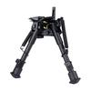 6-9 tommers karbonfiber svingbar benkstøtte Skyting Bipod Taktisk jaktrifle Bipod