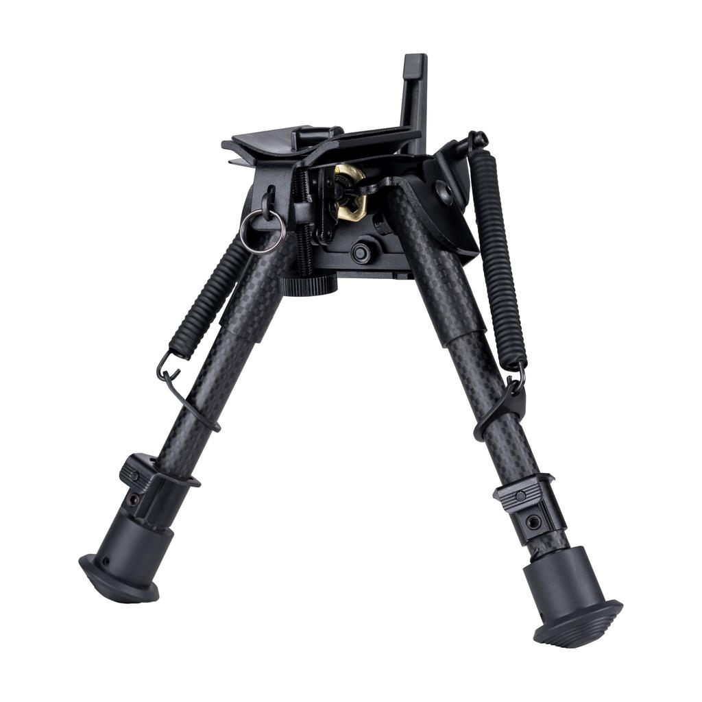 6-9 tommers karbonfiber svingbar benkstøtte Skyting Bipod Taktisk jaktrifle Bipod