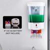 Automatisk flytande tvålbehållare Beröringsfri sensor Badrum Smart tvålmaskin 700ML Elektrisk flytande tvålbehållare Pumpbehållare