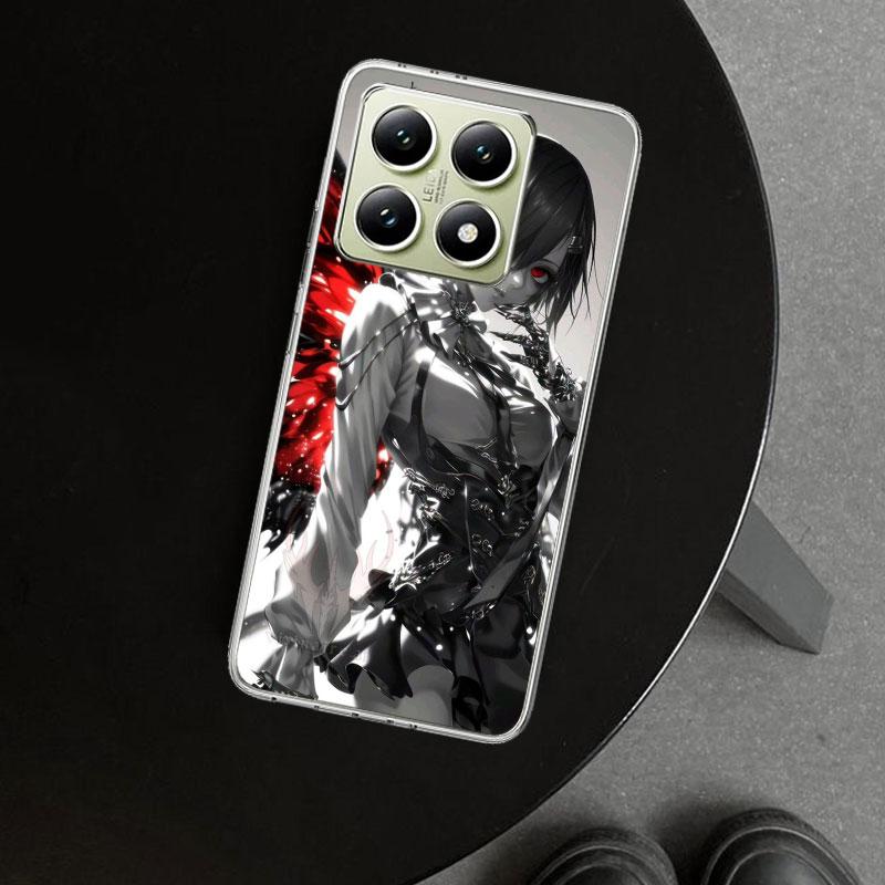 Ghoul Tokyo Touka Kirishima Phone Case Cover for Xiaomi Redmi Note 15 14 13 12 11 Pro Plus 14S 12S 11S 11T 11E 10S 10 Customized