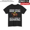 Weekend Forecast Horse Racing Chance of Drinking Derby Gift TShirt