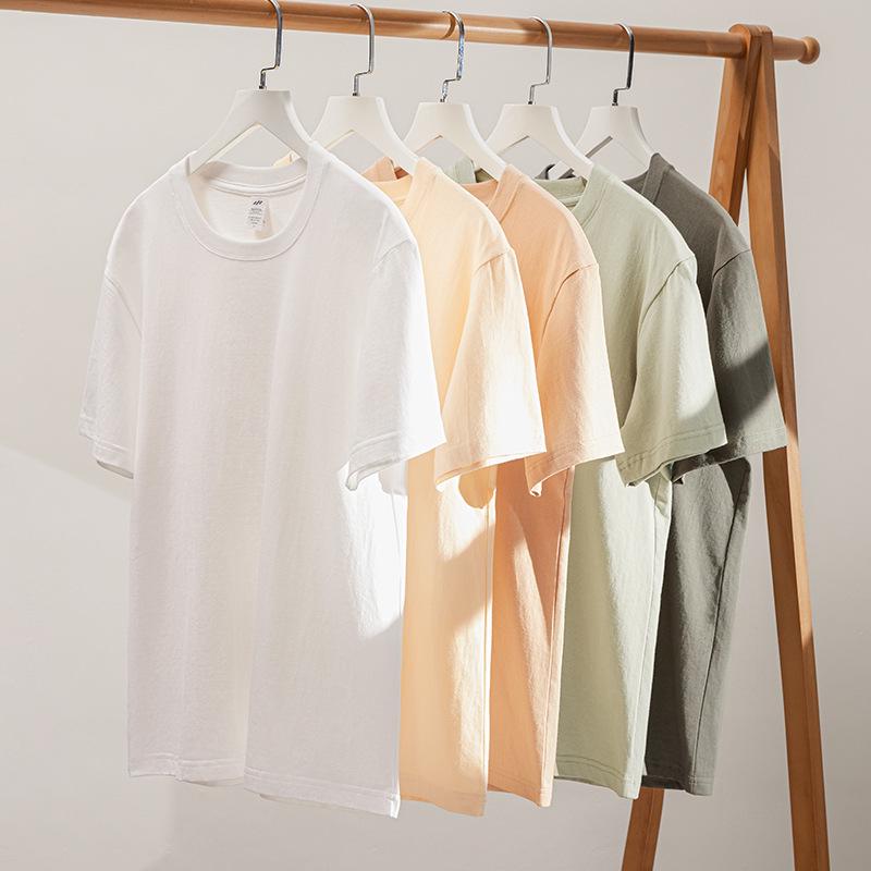 2026 Sommer Locker Geschnitten Unisex Baumwoll-T-Shirt - Einfarbige Rundhals Kurzarm