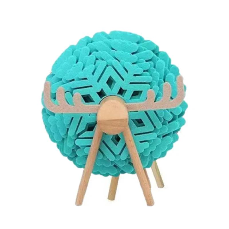 1 Set Hochtemperatur-isolierte Untersetzer, rutschfest, verdickt, Tischset, Küchenzubehör, Filz, Schaf, Elch, Tischdekoration