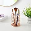 Cosmetic Makeup Brush Storage Box Cylinder Body Lipstick Organizer Holder for Handcrafted Iron Storage Solution