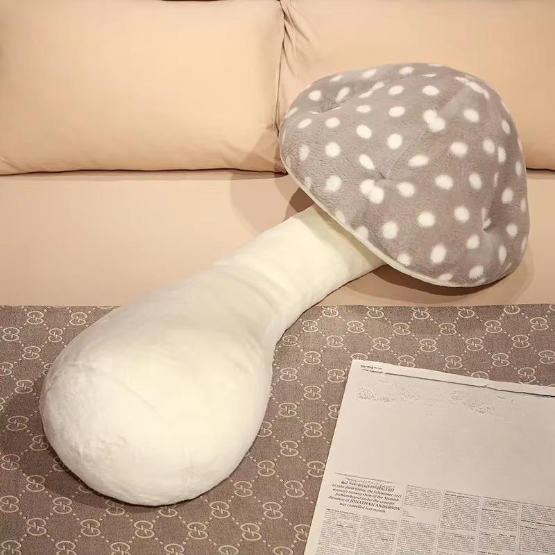 Giant 130cm Creative Soft Long Mushroom Pillow Plant Toys Cushion Plush Stuffed Sofa Floor Home Sofa Pillow Children Girls Gift