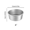 Nonstick Round Cake Pans for a Variety of Desserts,Made from Aluminum with a Rolled Edge,Perfect for Chiffon Cakes And More